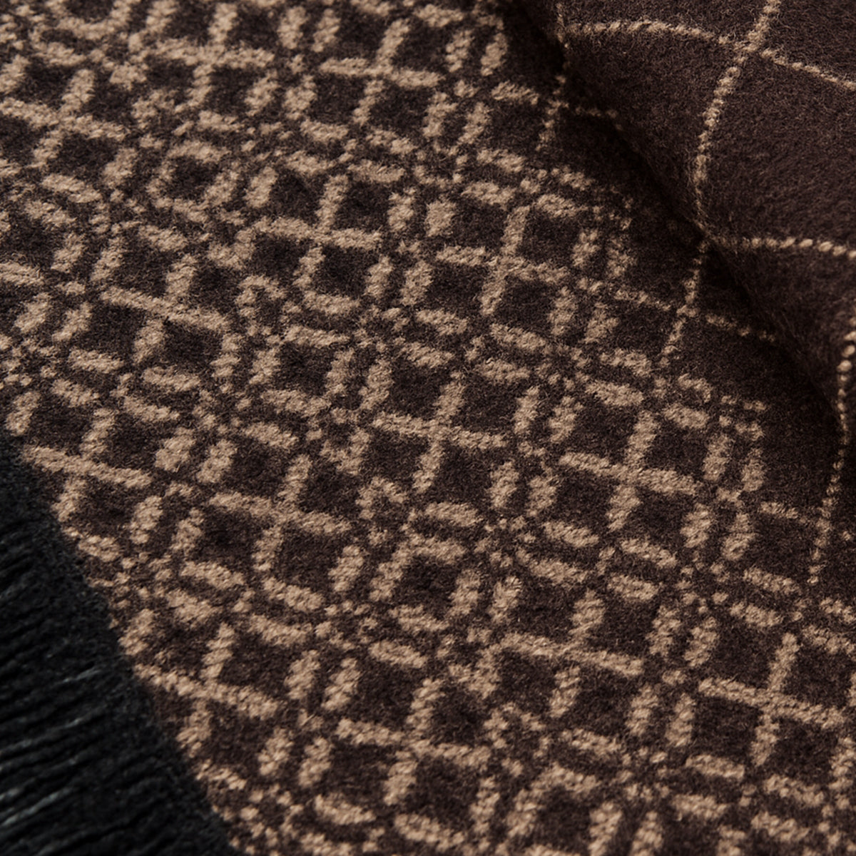 The Champs Élysées Cashmere Merino Scarf for Men - Burgundy