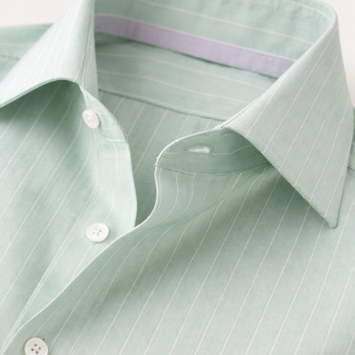 The Como Men’s Breathable Slim Fit Striped Button Up Shirt