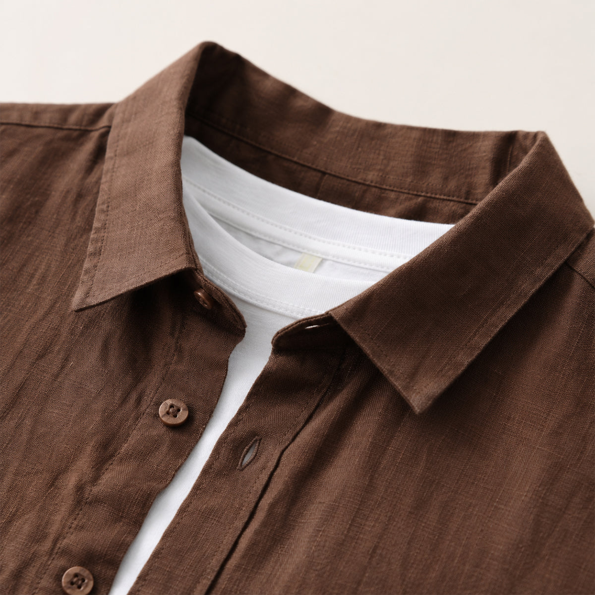 The Willow Lake Men’s Linen Slim Fit Breathable Shirt