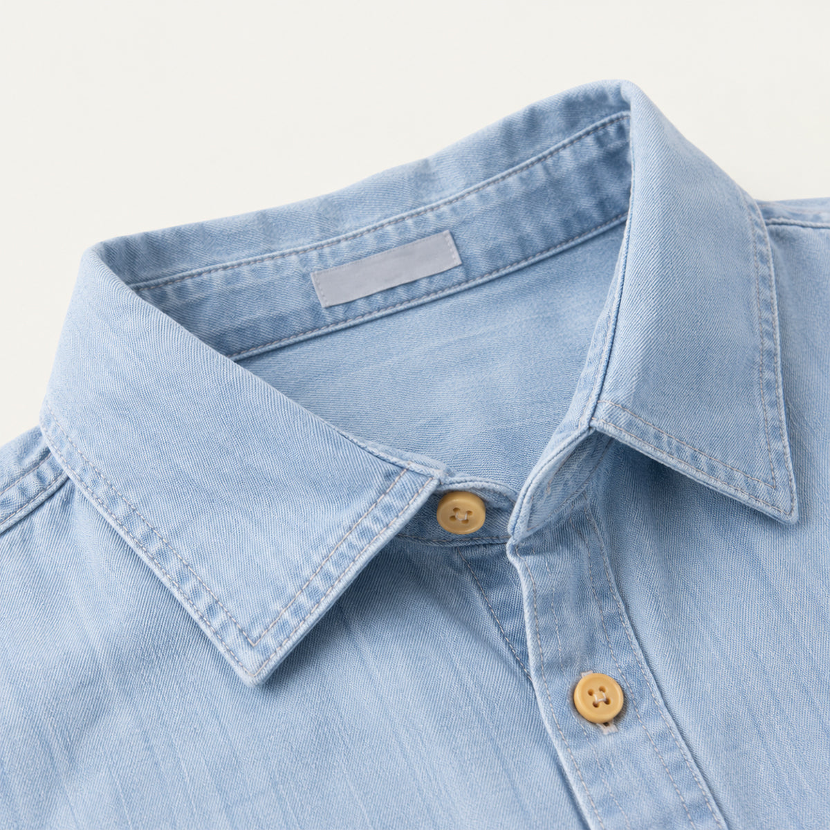 The Silvercrest Ridge Men’s Casual Denim 100% Cotton Shirt