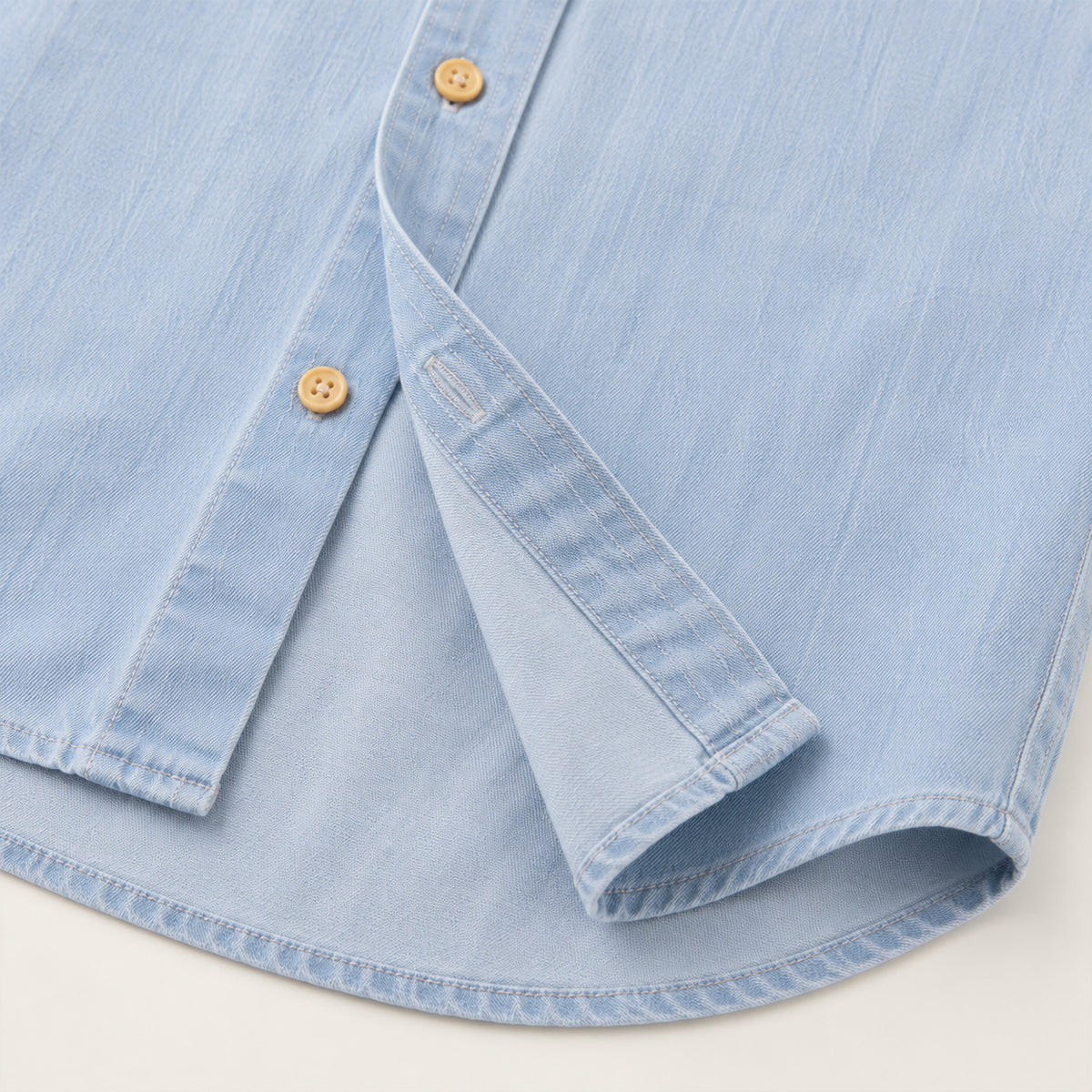 The Silvercrest Ridge Men’s Casual Denim 100% Cotton Shirt