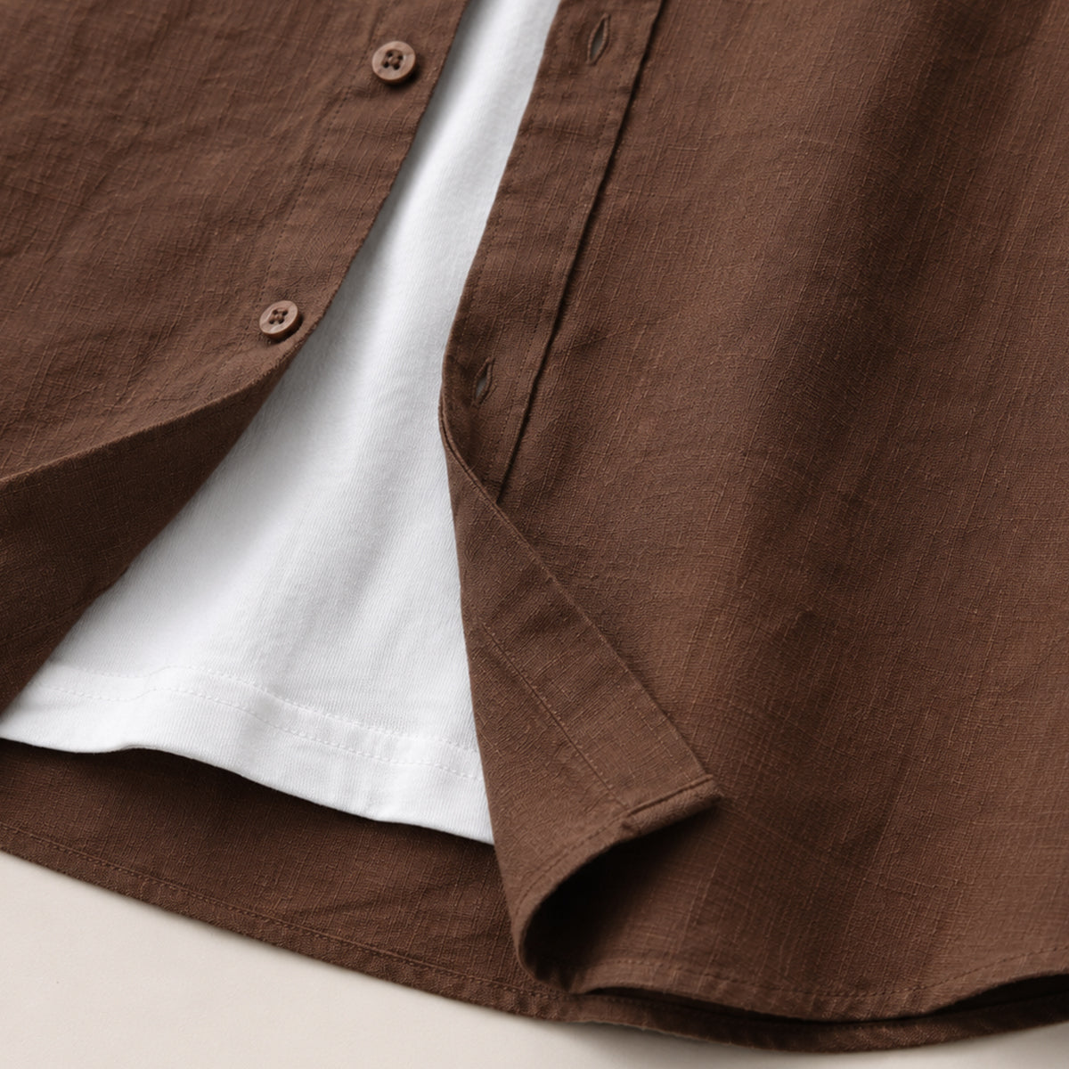 The Willow Lake Men’s Linen Slim Fit Breathable Shirt