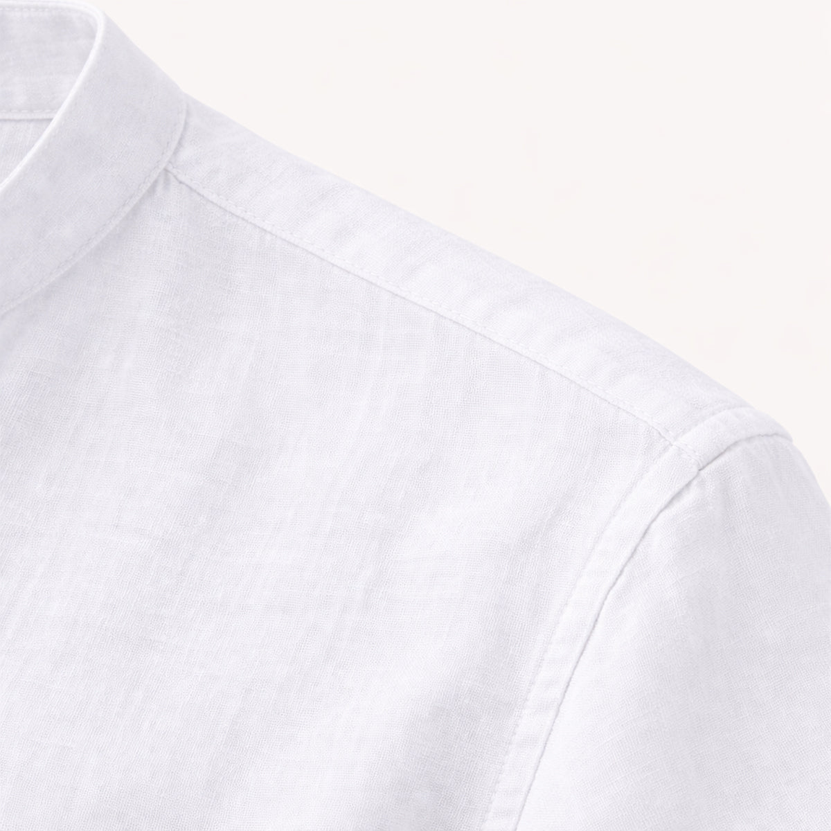 The Willowmeadow Men’s Breathable Cotton Linen Henley T Shirt