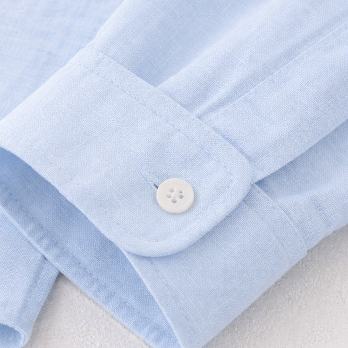 The Richmond Men’s Lightweight Cotton Linen Button Up Shirt
