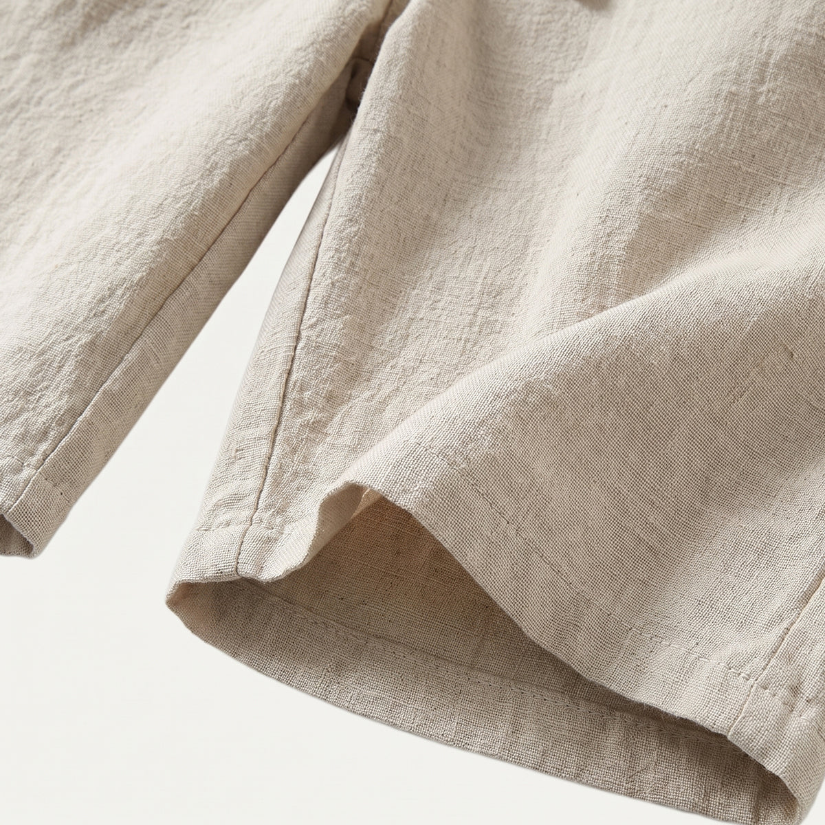 The Glenlake Men’s Lightweight Linen Beach Shorts