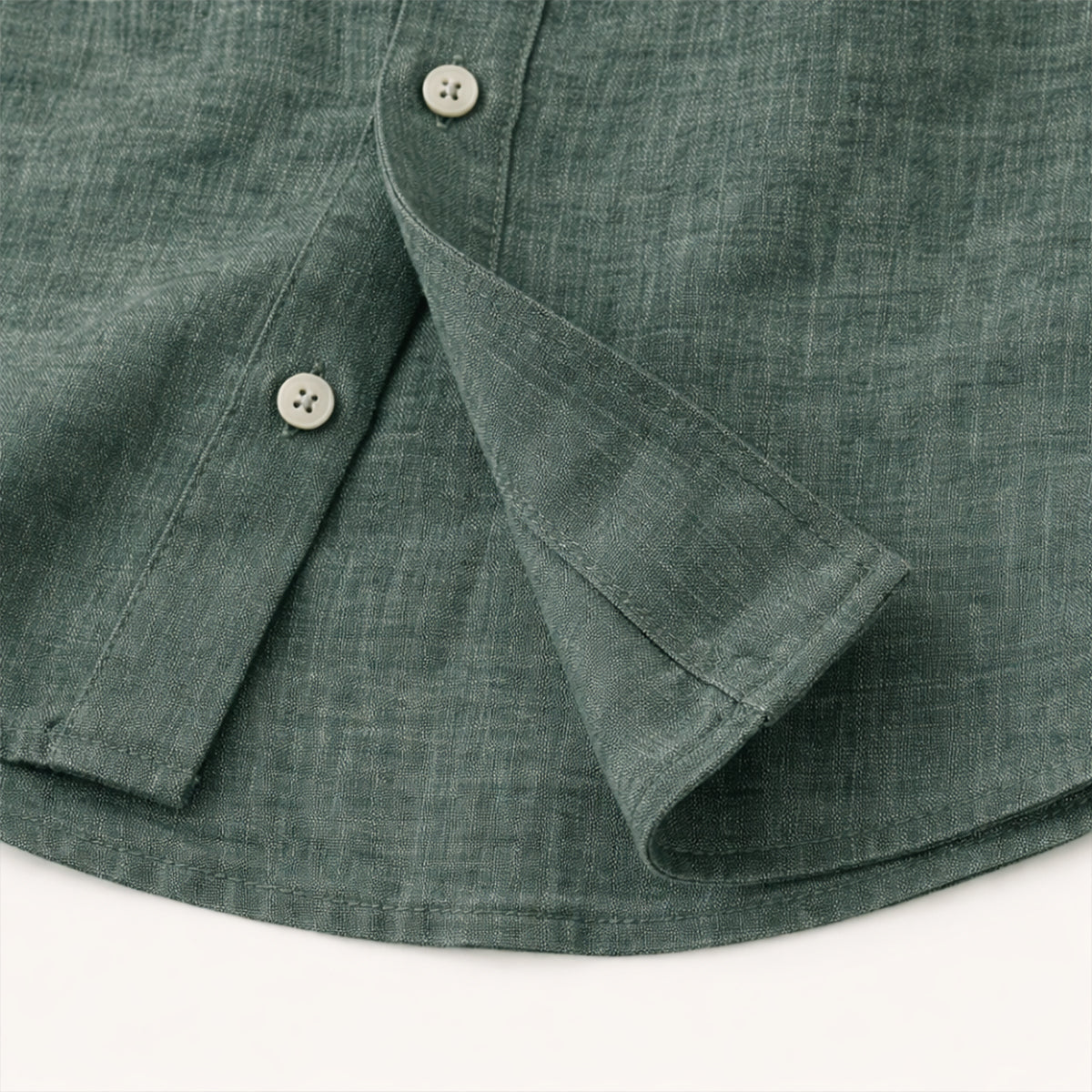 The Meadowfall Men’s Casual Loose Fit Linen Button Up Shirt