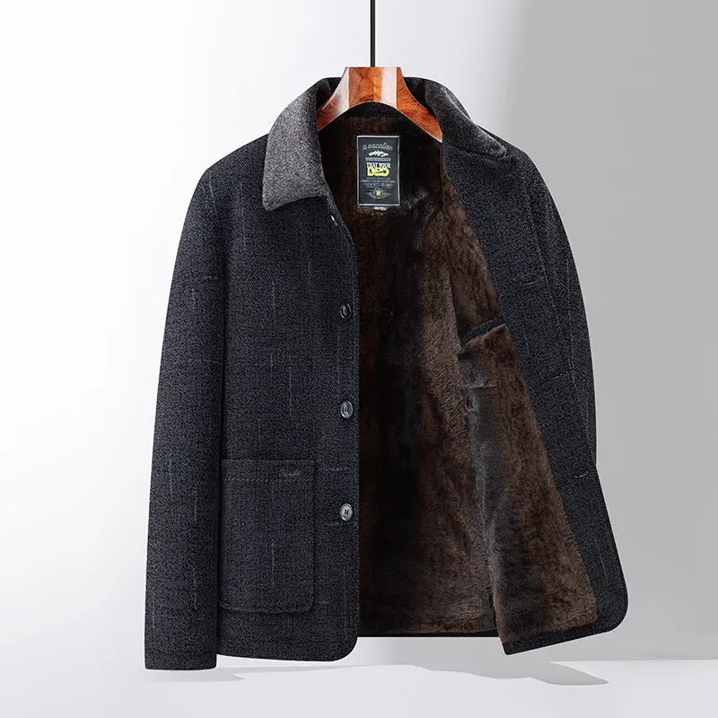 The Newport Men’s Fleece Lined Casual Winter Jacket