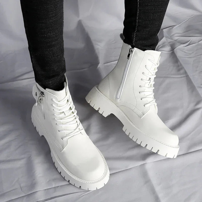 The Coronado Men's Chunky Lace Up Combat Boots
