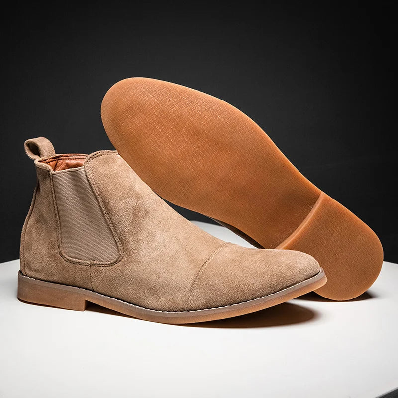 The Carpinteria Men's Suede Ankle Chelsea Boots