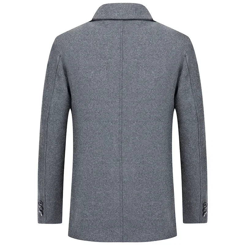 The Montecito Men’s Wool Blend Business Winter Coat