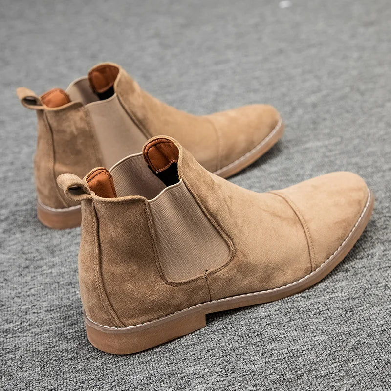 The Carpinteria Men's Suede Ankle Chelsea Boots