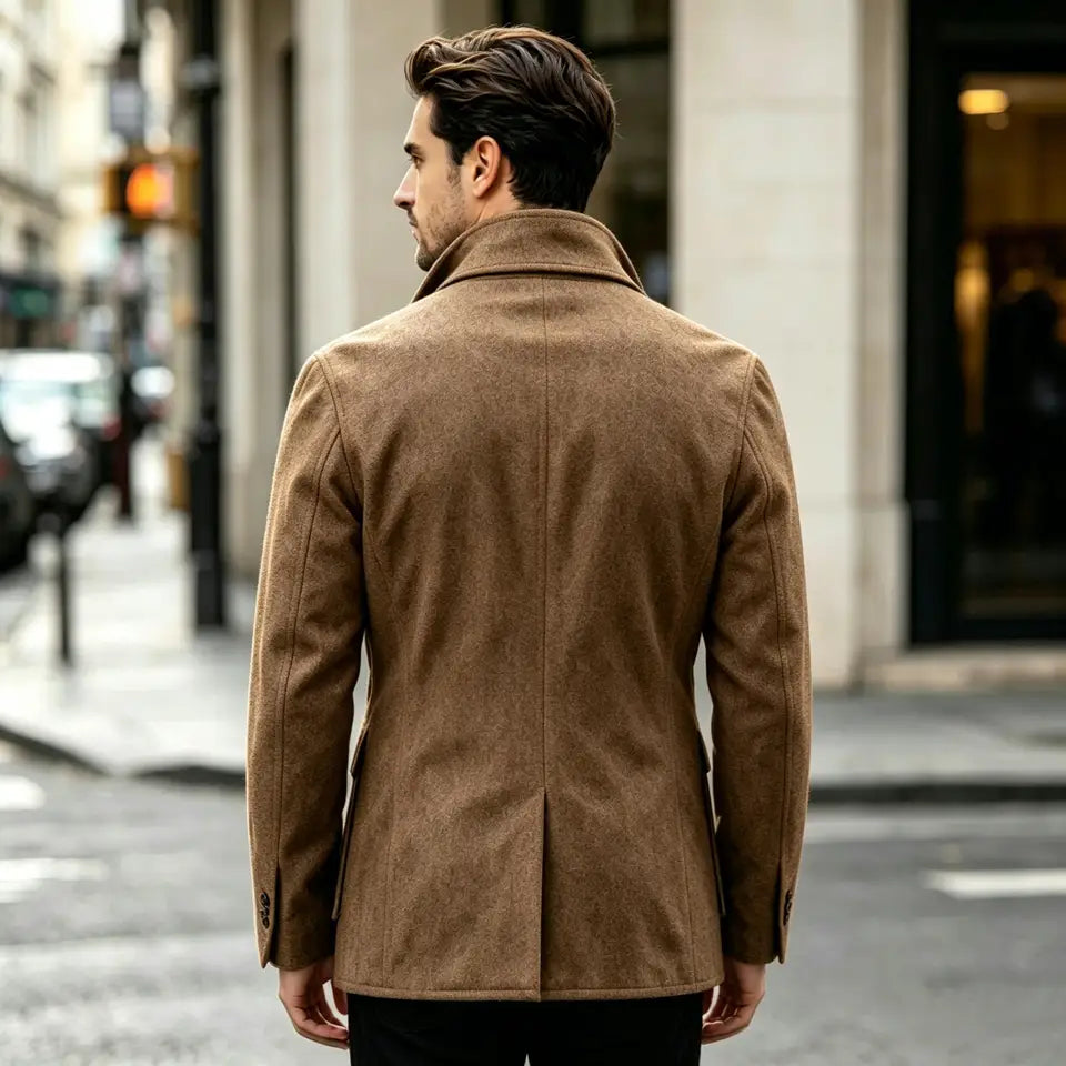 The Oakville Men’s Multi Pocket Wool Blend Field Jacket