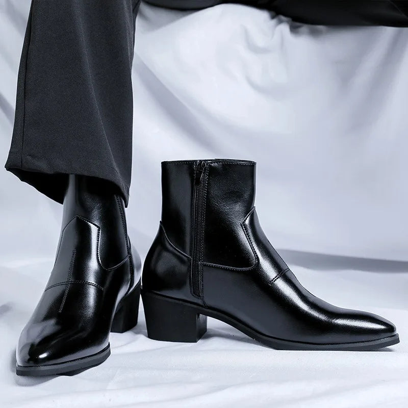 The Carmel Valley Men's Block Heel Chelsea Boots