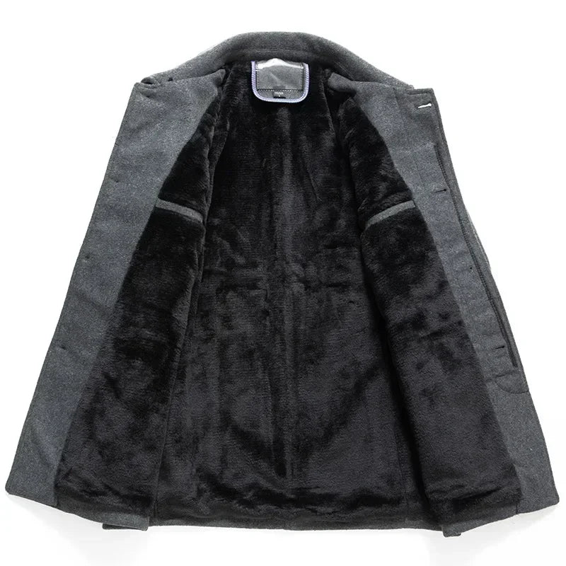 The Montecito Men’s Wool Blend Business Winter Coat