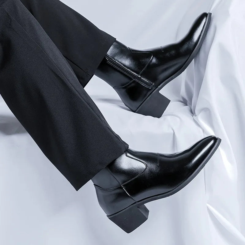 The Carmel Valley Men's Block Heel Chelsea Boots