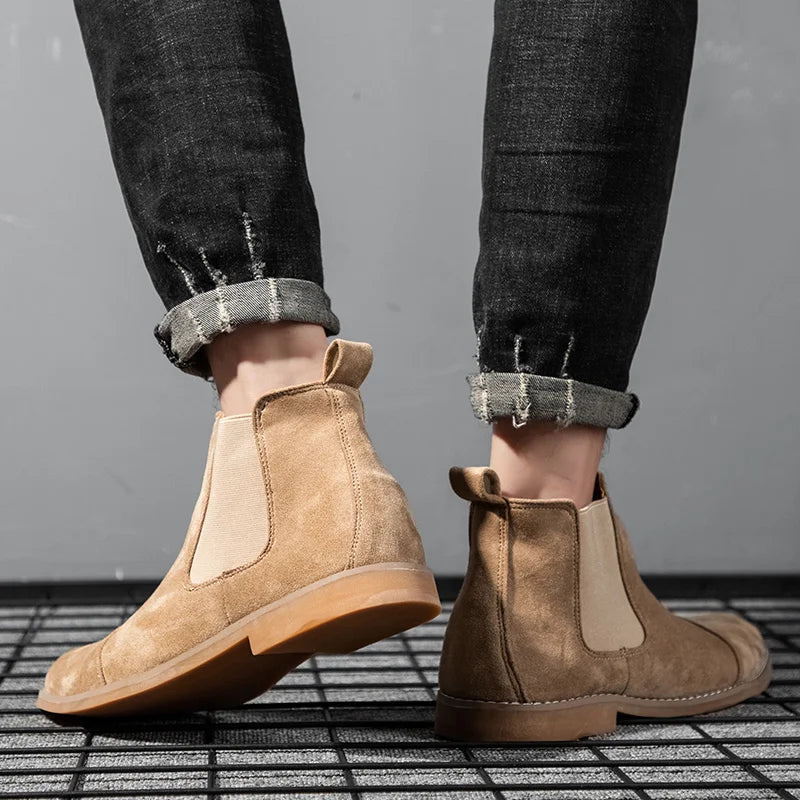 The Carpinteria Men's Suede Ankle Chelsea Boots