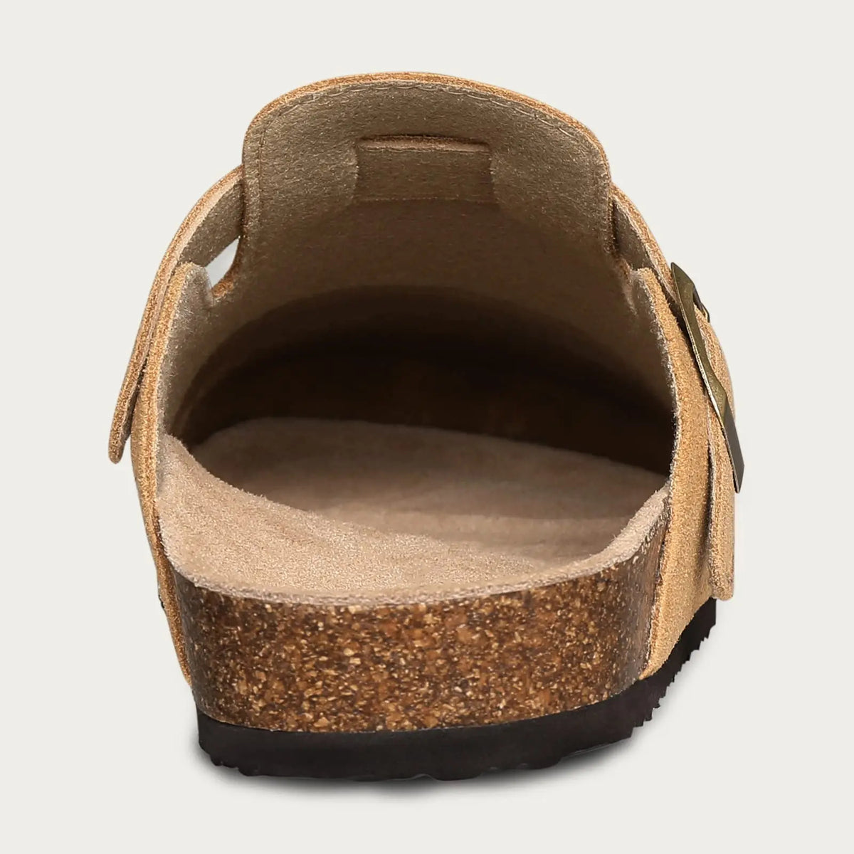 The Cole Valley Men's Suede Adjustable Buckle Cork Clogs