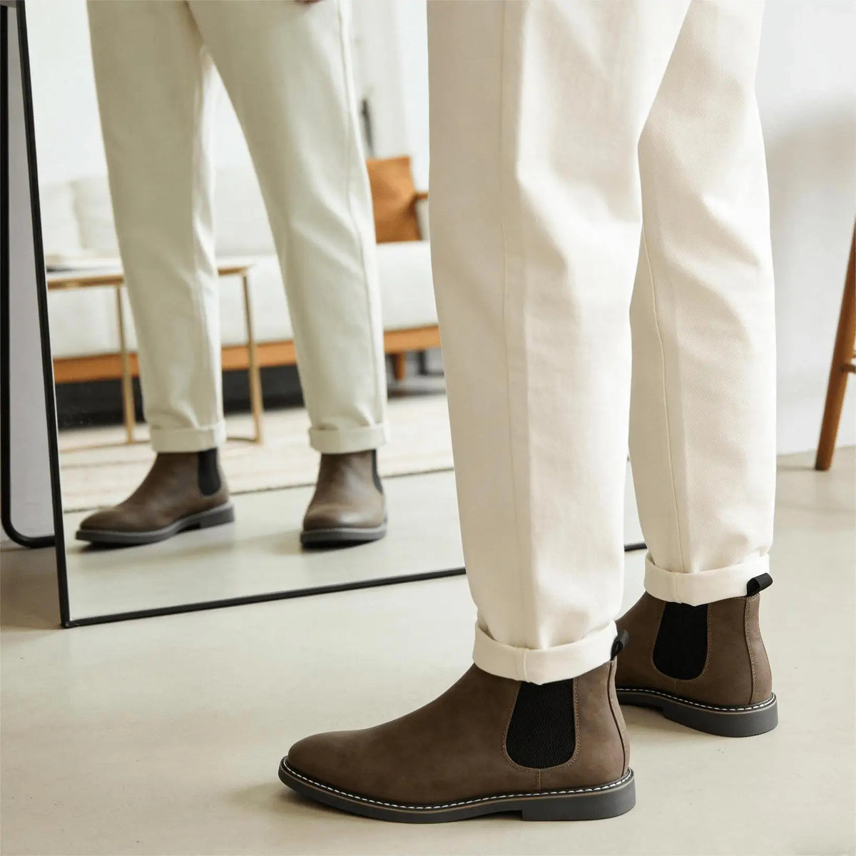 The Montecito Men's Suede Chelsea Boots