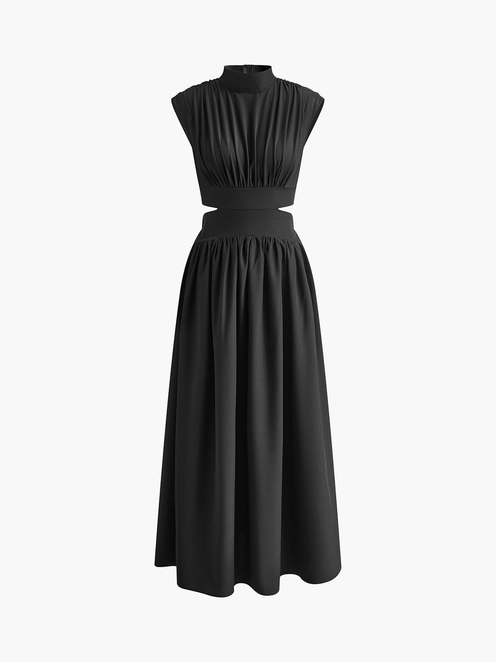 Women's Sleeveless Gown with Side Detail