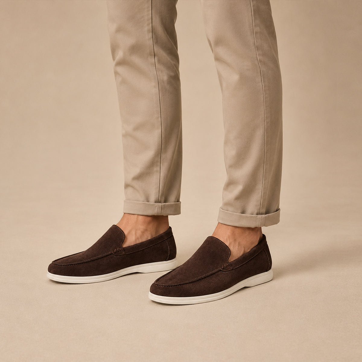 The Lorne Men’s Lightweight Casual Suede Slip On Loafers