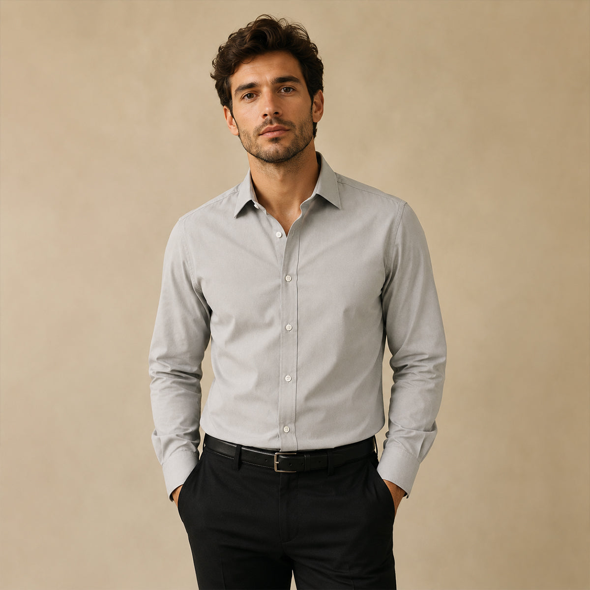 The Naples Men’s Casual Lightweight Cotton Hemp Shirt