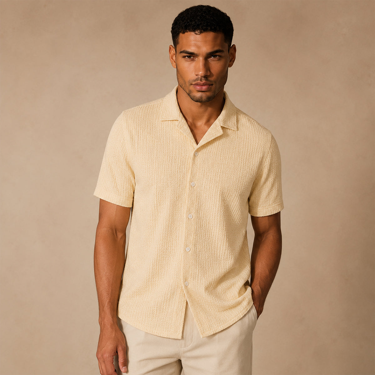 The Porta Venezia Men’s Lightweight Streetwear Button Up Shirt