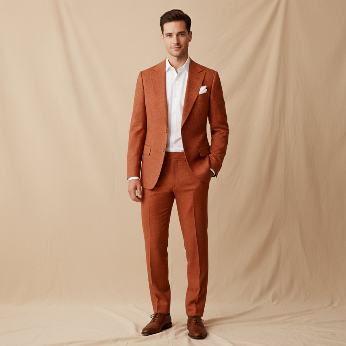 The Lausanne Men’s Casual Linen Suit Set – Blazer & Pants