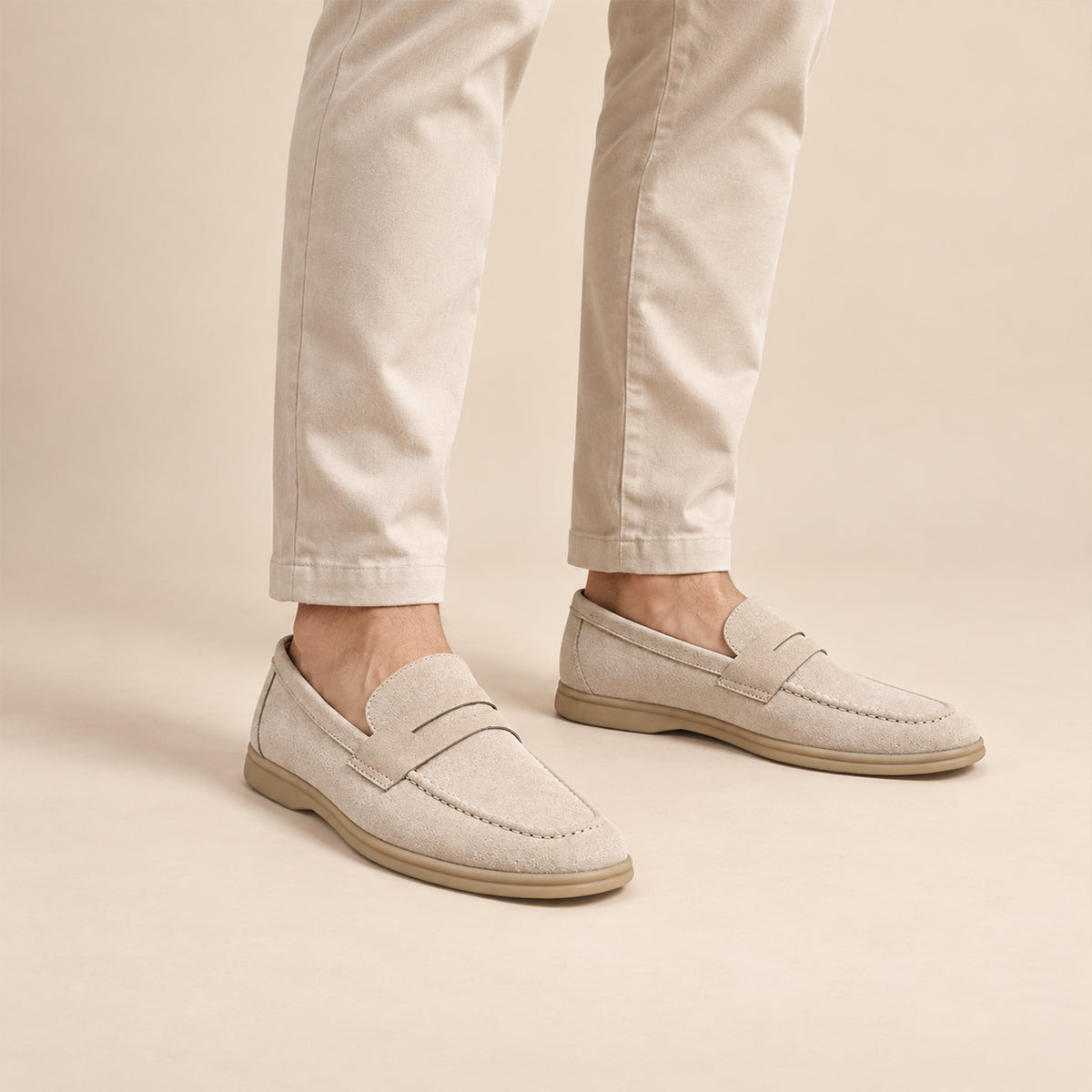 The Daylesford Men’s Classic Slip On Suede Loafers