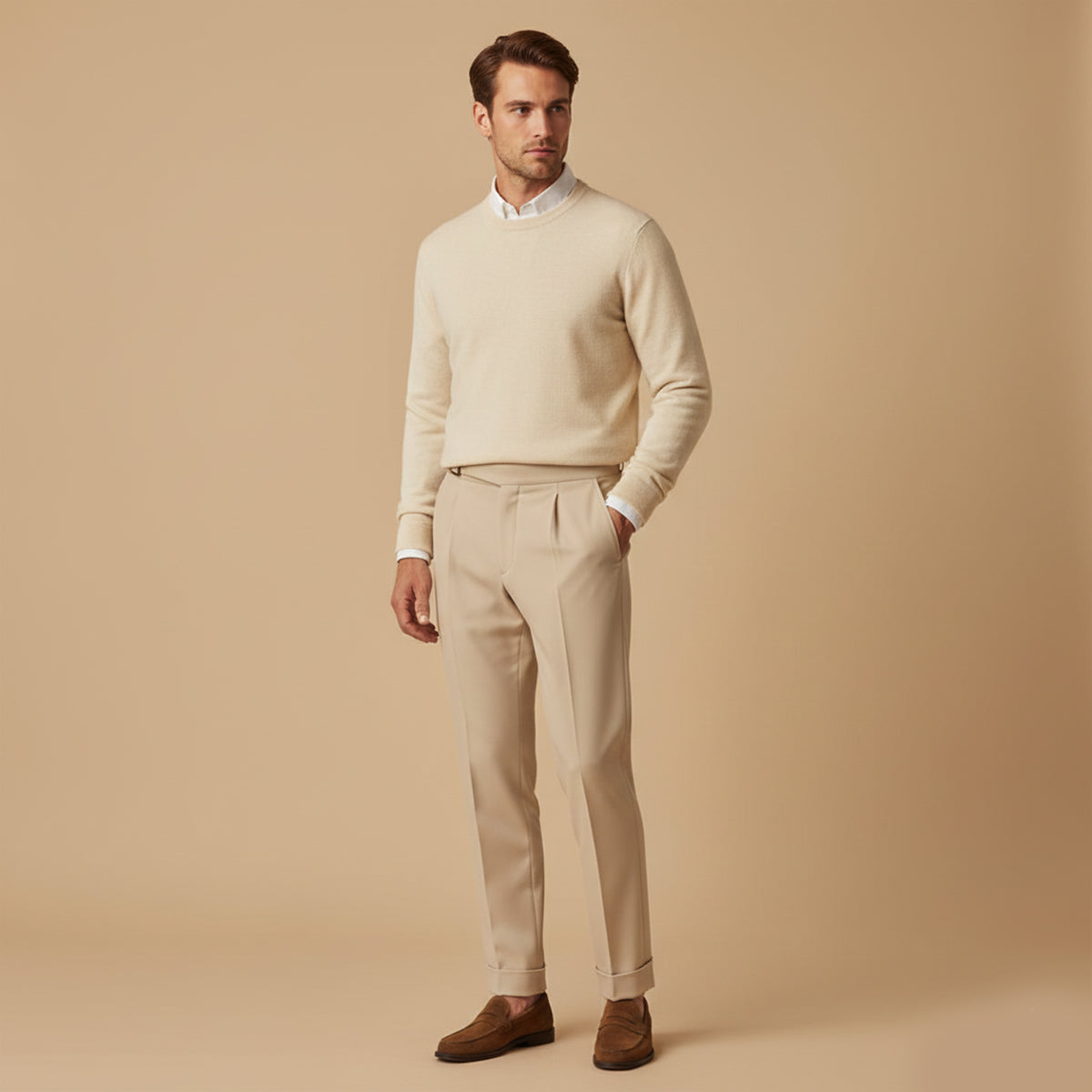 The Monaco Tailored Pants– Men’s High Waisted Pleated Pants