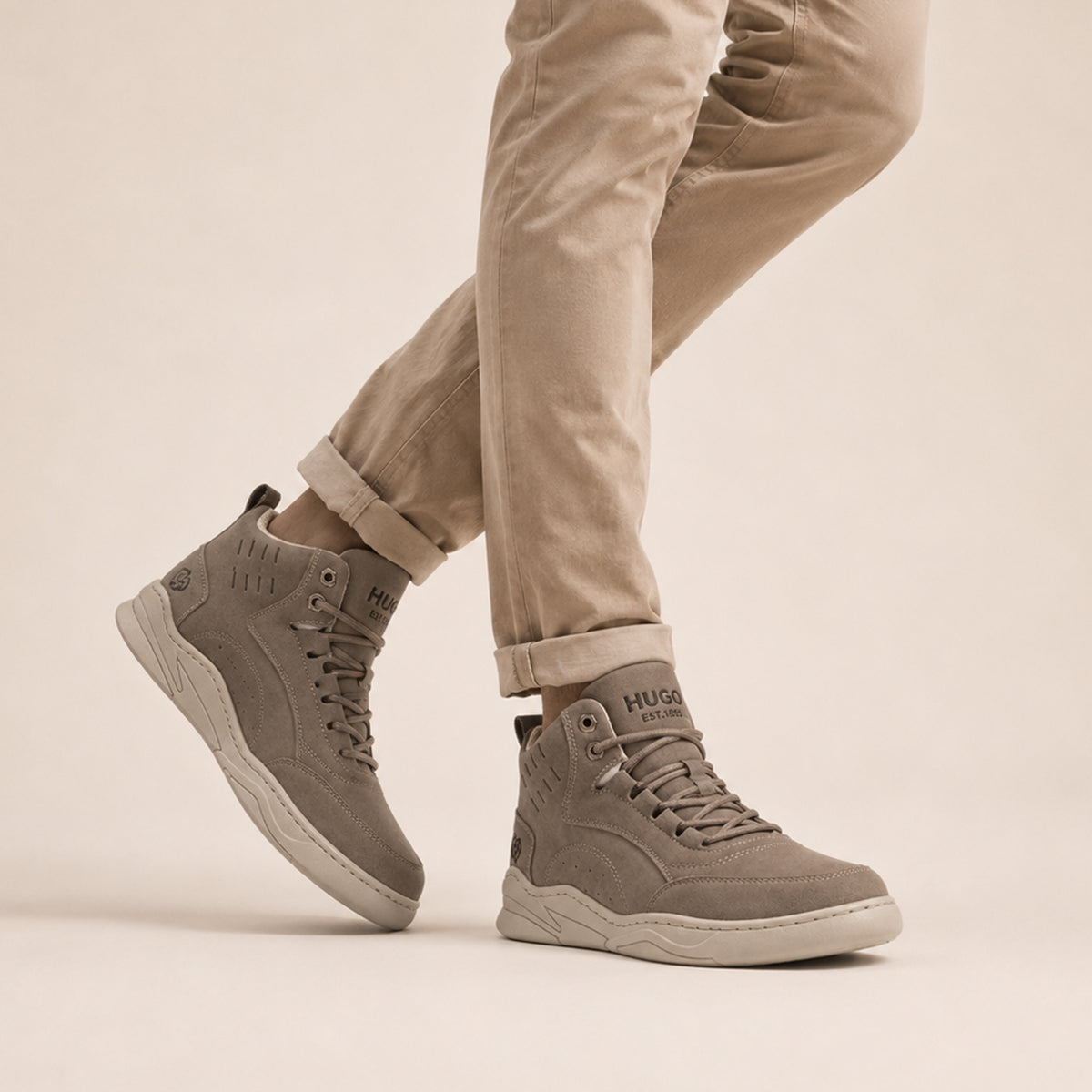 The Cedarforest Men’s Winter Fur Lined High Top Snow Boots