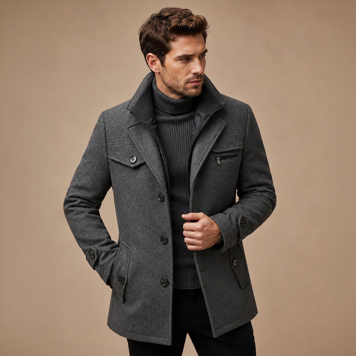 The Stonemont Men’s Smart Casual Winter Coat
