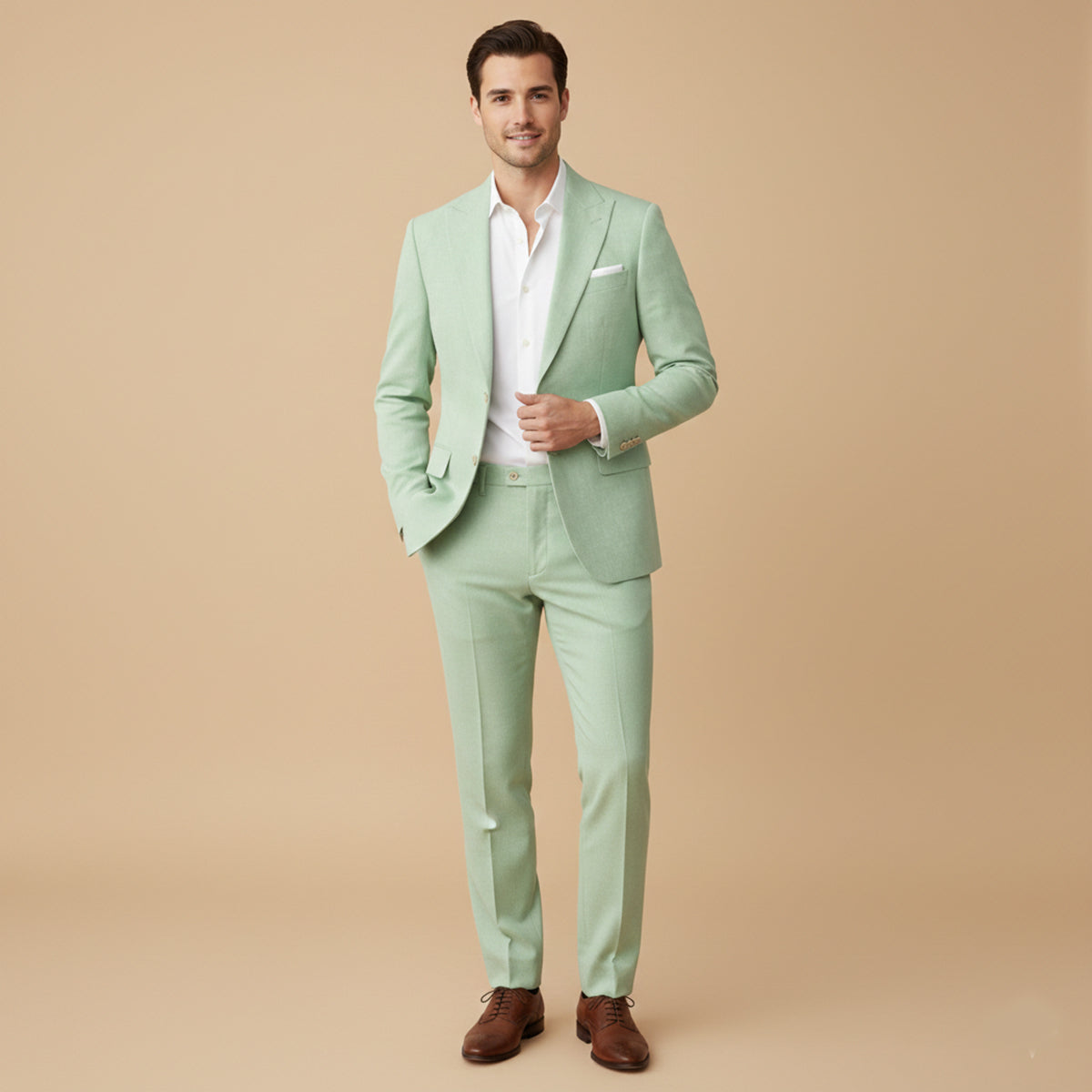The Lausanne Men’s Casual Linen Suit Set – Blazer & Pants