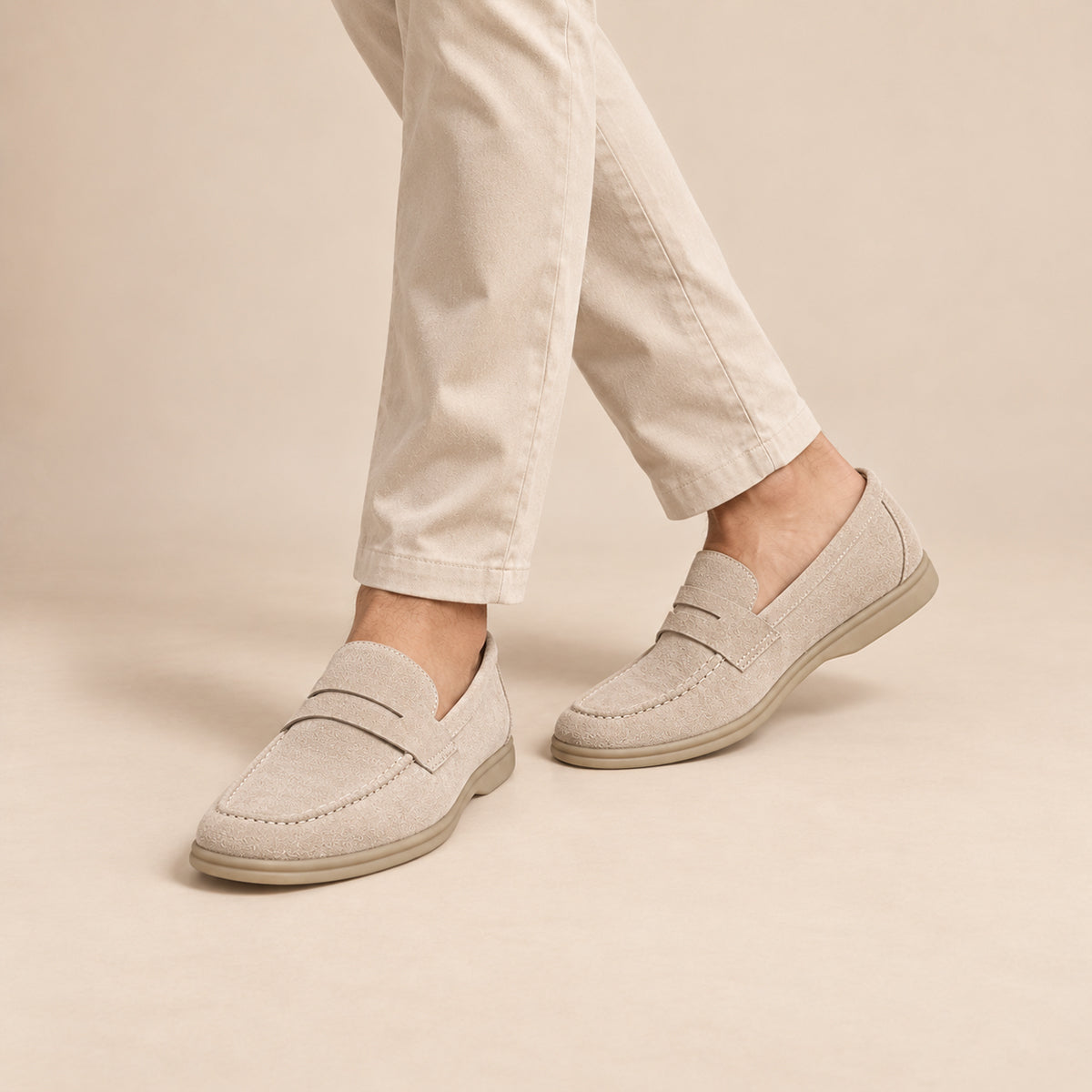 The Daylesford Men’s Classic Slip On Suede Loafers