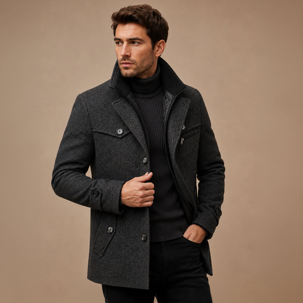 The Stonemont Men’s Smart Casual Winter Coat