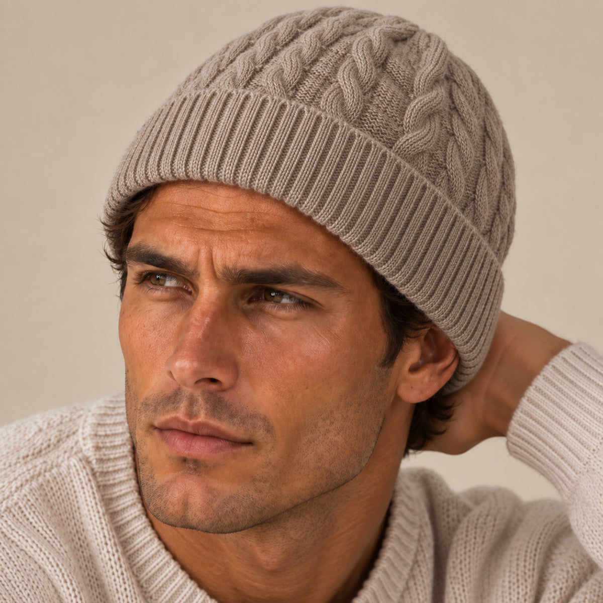 The Kingsley Men's Classic Ribbed Knit Beanie