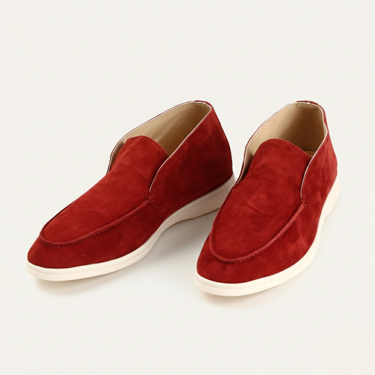 The Santorini Men’s Minimalist Luxury Slip On Loafers