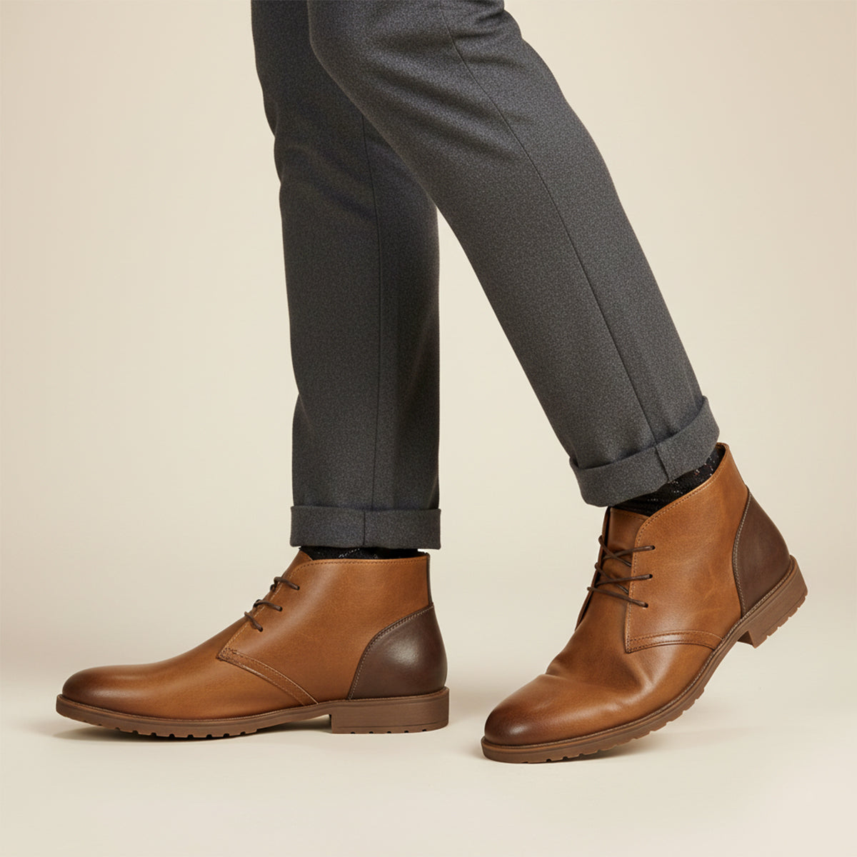 The Elderpine Men’s Elegant Vintage Smart Leather Boots