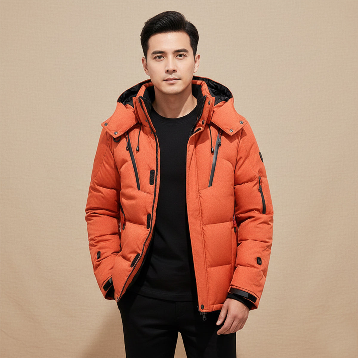 The Foxglove Men’s Insulated Winter Park Jacket with Hood