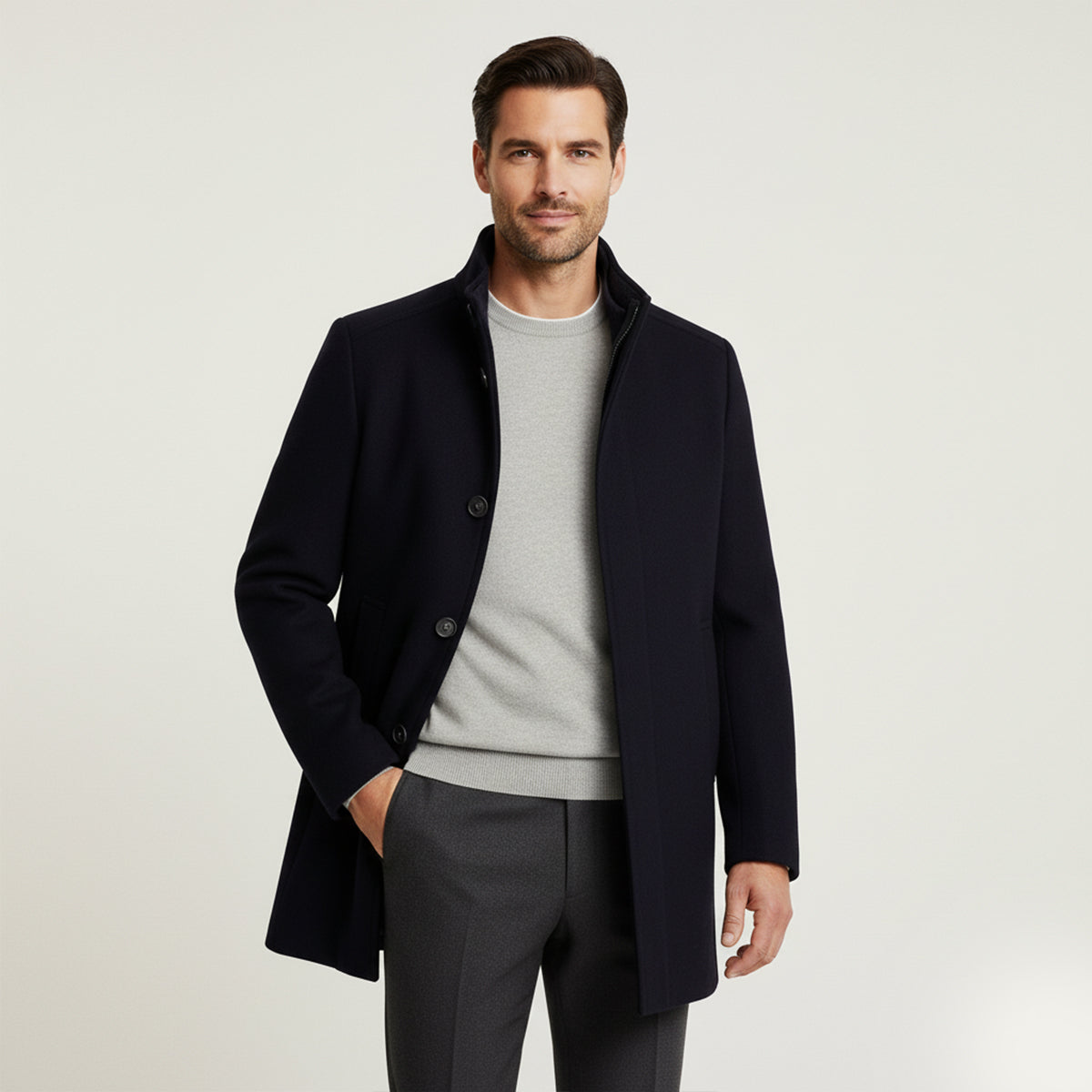 The Vienna Wool Coat – Men’s Classic Overcoat