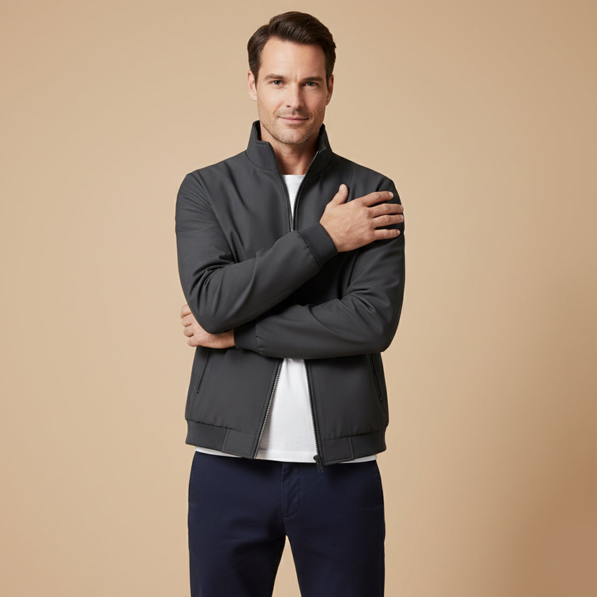 The Glasgow Men's Fleece Lined Winter Jacket - Waterproof Thermal Coat