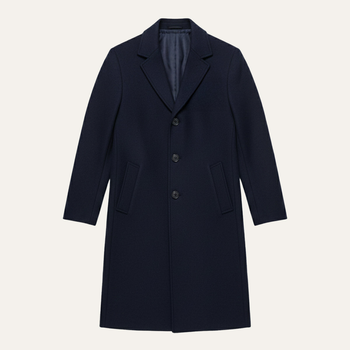 The Belmont Men’s Elegant Classic Wool Winter Overcoat