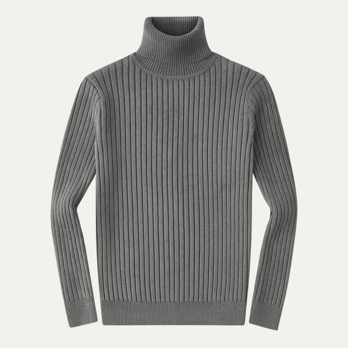The Tavolara Men’s Slim Fit Turtleneck Ribbed Knit Sweater