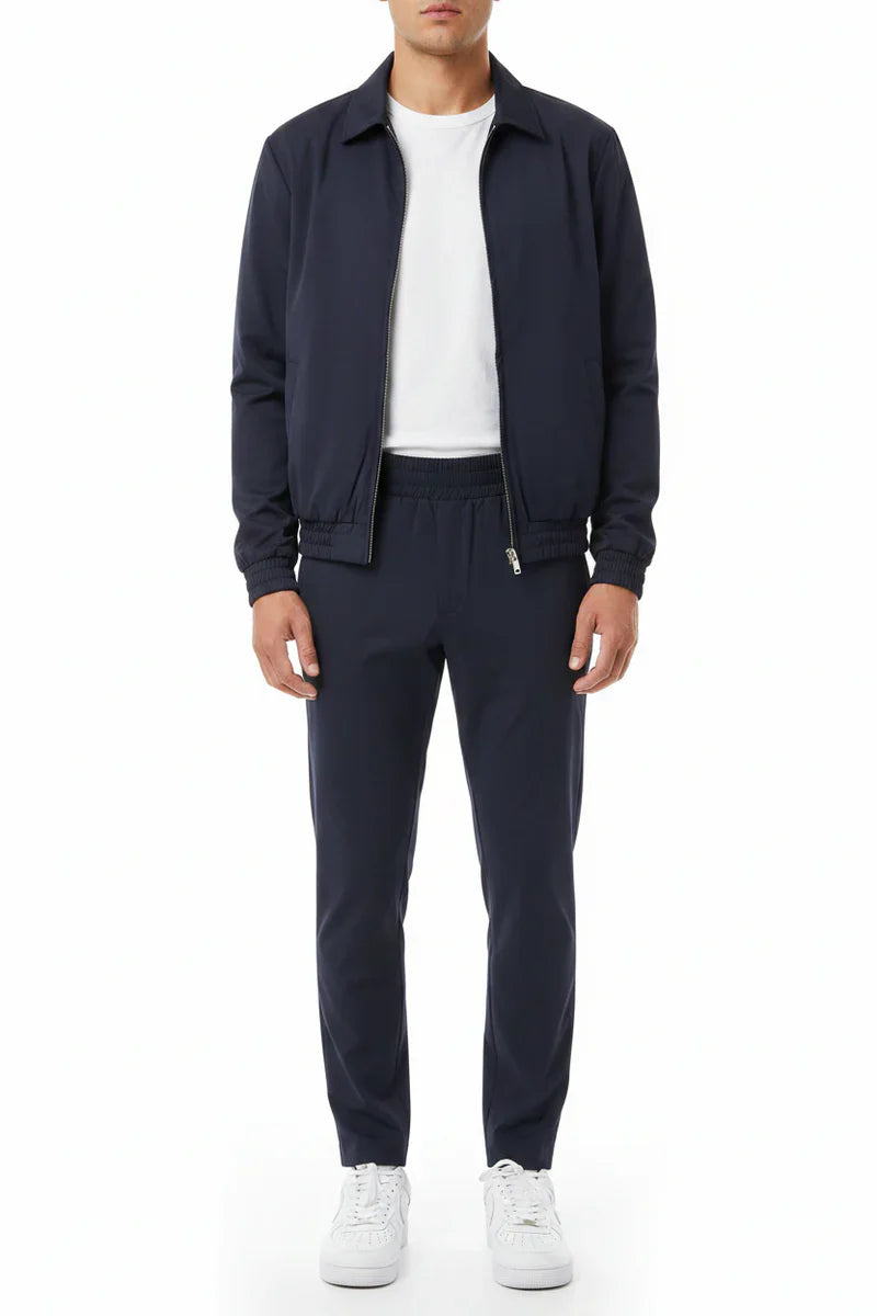 The Reno Men's Premium Tech Tracksuit Set - Navy Blue