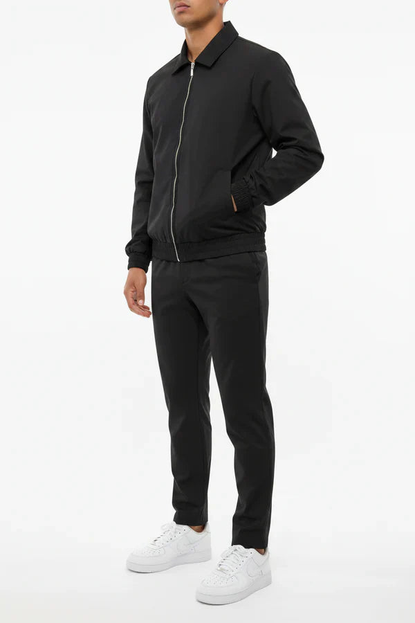 The Reno Men's Premium Tech Tracksuit Set - Black