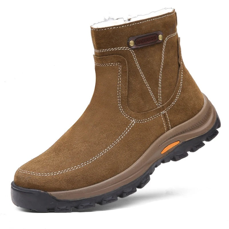 The Kentfield Men’s Shearling Lined Non Slip Winter Boots