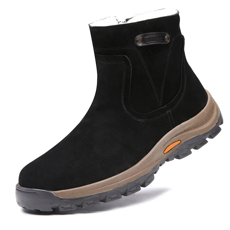 The Kentfield Men’s Shearling Lined Non Slip Winter Boots