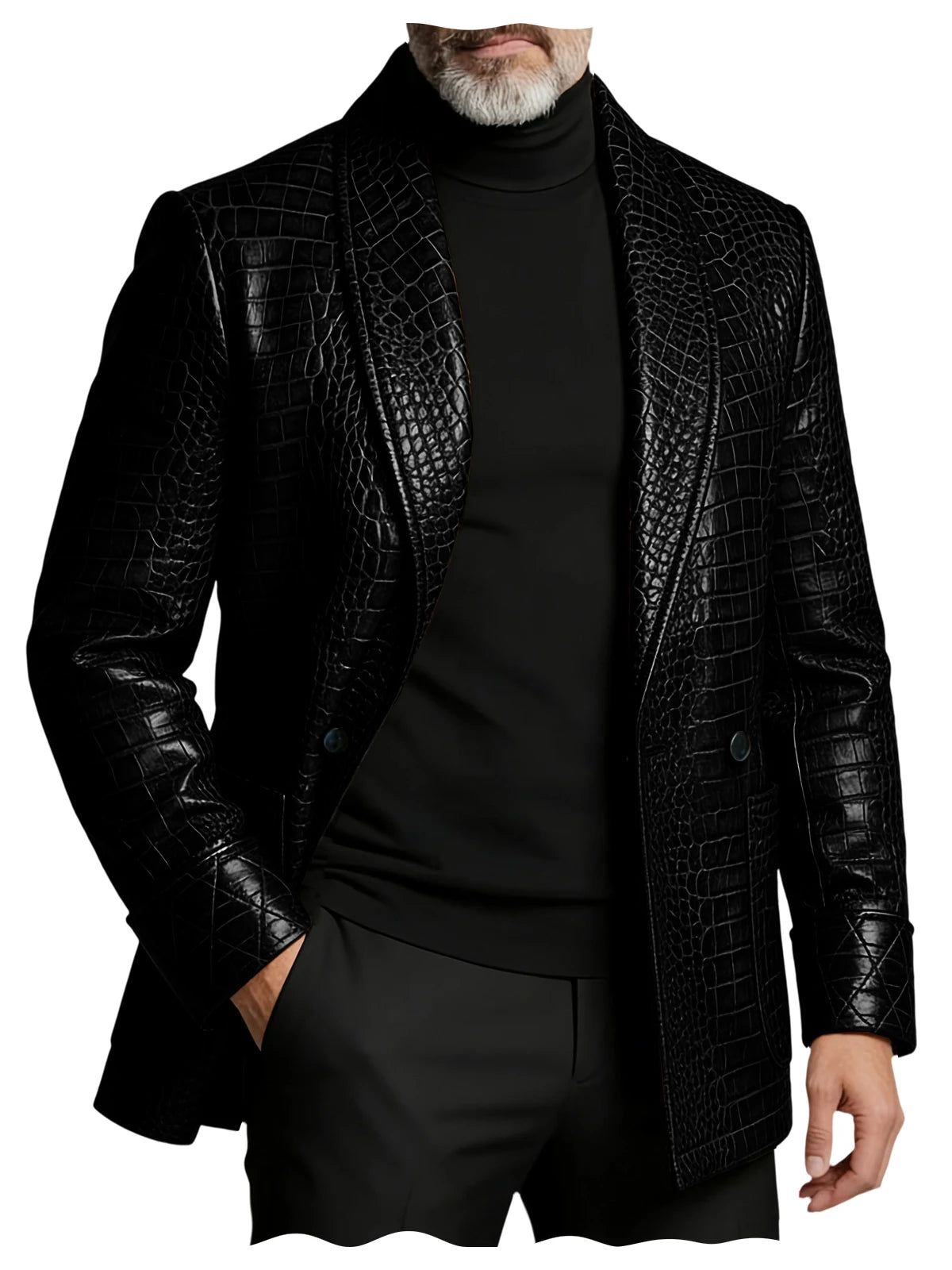 The Calistoga Men’s Slim Fit Embossed Blazer Jacket