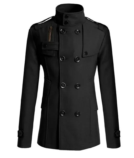 The San Marino Men’s Double Breasted Slim Fit Coat