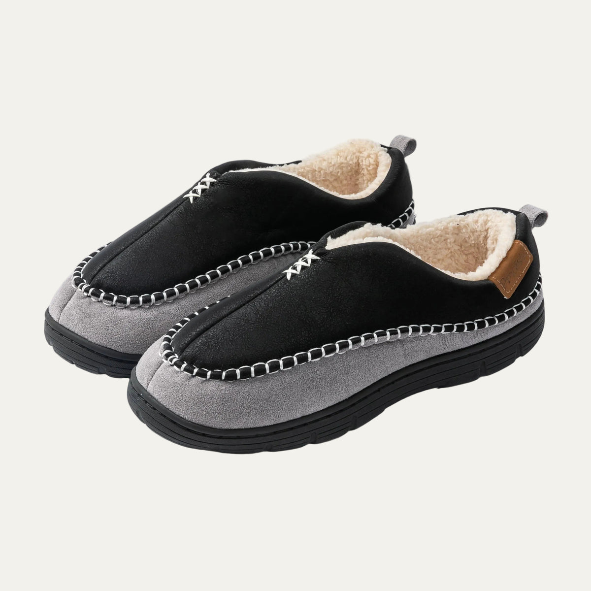 The Forest Hill Fleece Lined Slip On Winter Slippers