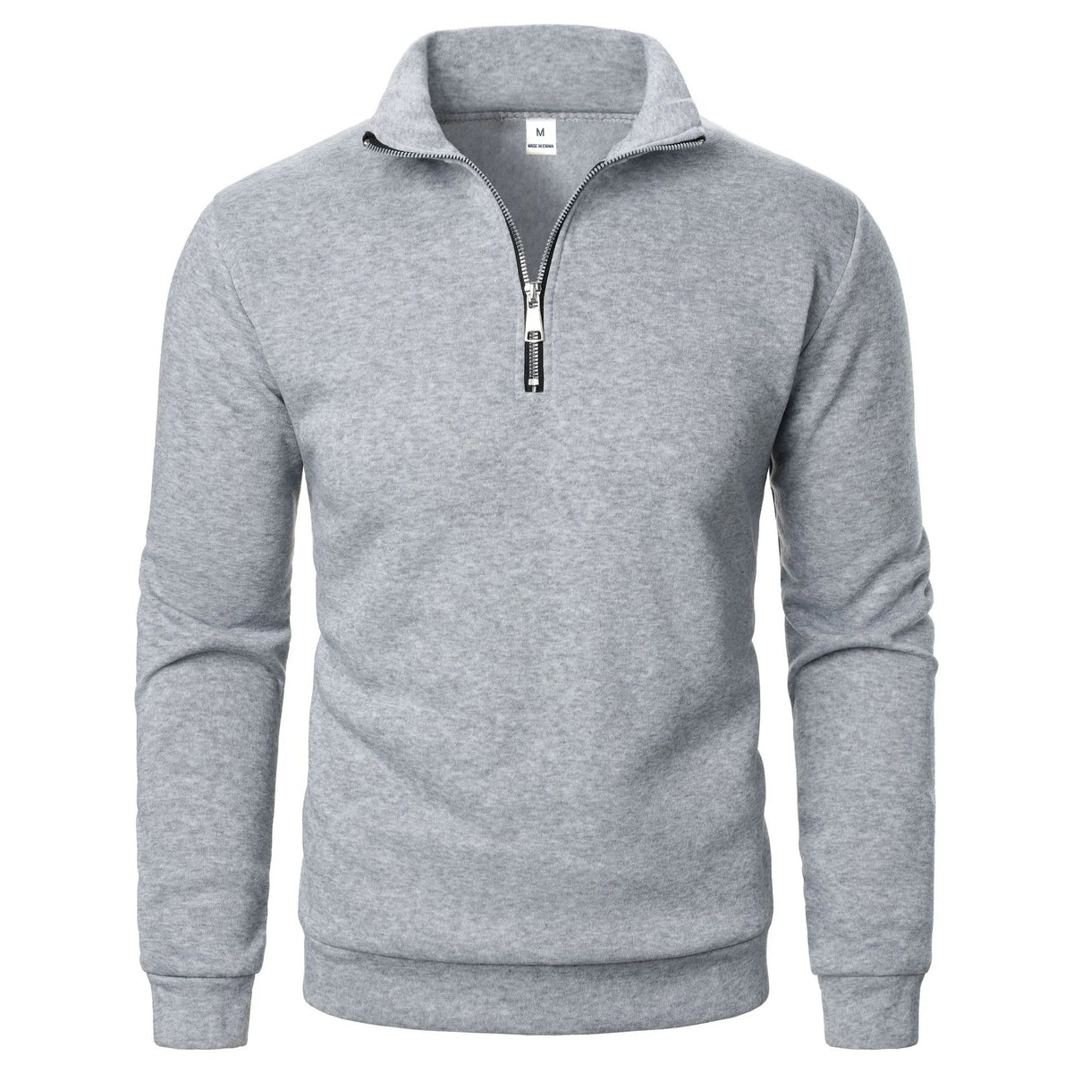 The Malibu Men’s Slim Fit Quarter Zip Mock Neck Sweater